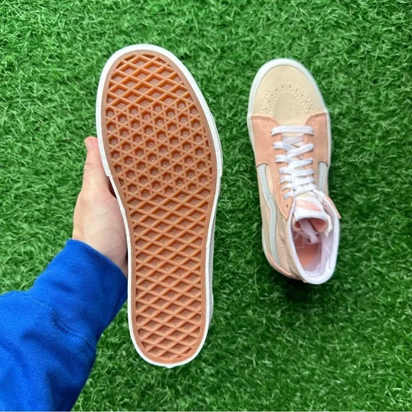Vans Sk8 Hi Tapered Color Block Peach - Picture 2 of 10